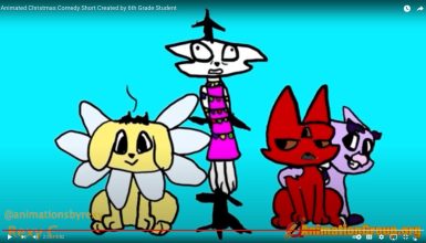 Student Animated Short: Who Set The Christmas Decorations on FIRE??